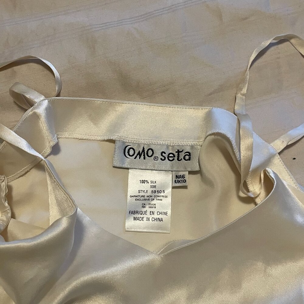 Como Seta Designer Camisole 100% silk